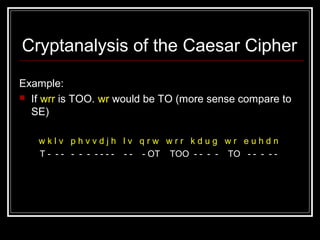 Basic Encryption Decryption Chapter 2 | PPT