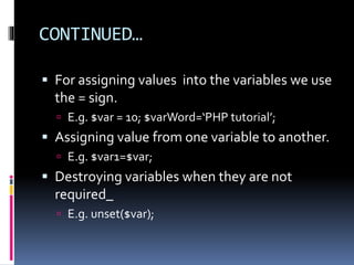 basics of php | PPT