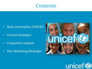 unicef marketing strategy
