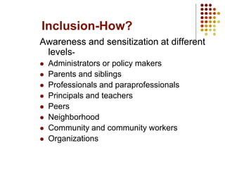 Principal Inclusion INCLUSION 3 | PPTX