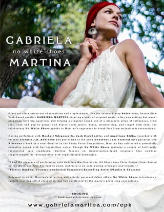 One sheet - Gabriela Martina