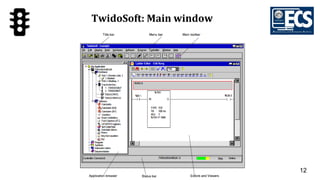 12
TwidoSoft: Main window
 