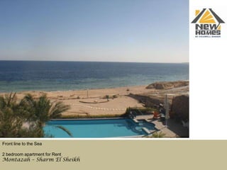 Front line to the Sea 2 bedroom apartment for Rent       Montazah – Sharm El Sheikh 
