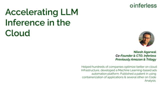 AI/ML Infra Meetup | Best Practice for LLM Serving in the Cloud | PDF
