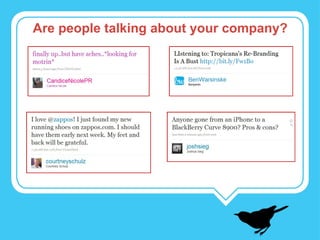Are people talking about your company? 