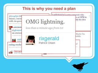 This is why you need a plan 