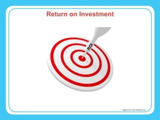 Return on Investment Image source: www.meditatus.co.uk 
