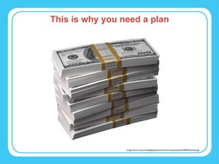 This is why you need a plan Image Source: www.bulldogblog.net/articles/wp-content/uploads/2009/02/money.jpg 