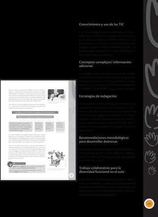 119
Conocimiento y uso de las TIC
Con la tecnología podemos fomentar en los es-
tudiantes el deseo de enriquecer el conocimien-
to y reafirmar ideas. El docente solicitará a los
estudiantes que realicen un esquema gráfico con
programas como Word, PowerPoint u otros, so-
bre qué ideas se deben promover para tener un
control de la gestión pública.
Conceptos complejos/ información
adicional
Una referencia importante para obtener una de-
finición clara sobre el concepto de desgobierno
lo podrá encontrar en el siguiente link: https://
revistas.ucm.es/index.php/FOIN/article/viewFile/
FOIN0808110204A/7903; luego habrá un análisis.
Estrategias de indagación
Considerando la importancia de generar en los
estudiantes la necesidad de investigar e ir mu-
cho más allá de los temas propuestos, el docente
puede plantear preguntas esenciales que provo-
quen el interés de los estudiantes, por ejemplo:
¿cómo podemos crear mecanismos de control
para tener una educación de calidad en nuestra
institución?
Recomendaciones metodológicas
para desarrollar destrezas
Para desarrollar la destreza de describir, el docen-
te puede trabajar con sus estudiantes la elabora-
ción de ruedas de atributos acerca del concepto
‘rendición de cuentas’.
Trabajo colaborativo para la
diversidad funcional en el aula
Si en la clase hay estudiantes que tienen dificul-
tades de desarrollo cognitivo, para apoyarlos, el
docente deberá mostrar interés en el aporte que
el estudiante puede brindar en clase y darle afir-
maciones positivas a su trabajo.
73
El control ciudadano de la gestión pública implica que el pueblo
abandoneunaactitudpasiva,seintereseporla‘cosapública’,yacom-
pañe la gestión de sus representantes a través de los actos de rendi-
ción de cuentas, que permiten ubicar a tiempo fallas en el manejo
del Estado (Ley Orgánica de Transparencia y Control Social, 2013).
Los actos de rendición de cuentas y control social fortalecen la
democracia, garantizan la gobernabilidad del país. Antonio Ca-
mou enfatiza que la importancia de esa gobernabilidad radica
en que se haga rutina del pensamiento político: la tradición de
la justicia y de la legitimidad del ordenamiento político-social,
la tradición del respeto a los derechos humanos y la obligación
de proveer el bienestar general, en suma, la tradición del “buen
gobierno” (Camou, 2013).
Bajo este criterio, la Constitución de 2008 crea la función de Trans-
parencia y Control Social, y dentro de ella incorpora un Consejo
de Participación Ciudadana y Control Social, que tiene funciones
como promover la participación del pueblo para ejercer el control
social en asuntos de interés público; así también establece la obli-
gatoriedad de las instituciones públicas de presentar al soberano
sus informes de rendición de cuentas (CRE, 2008, Art. 207).
Con el fin de concretar la realización de las acciones de transparen-
cia y control social, en el año 2013 en el Ecuador se aprobó la Ley
Orgánica de Transparencia y Control Social.
 La transparencia de la gestión pública debe
ser vigilada por la ciudadanía.
 El pueblo desconoce cuál es su verdadero
poder. Solo necesita despertar y actuar.
Tomada
de:
Archivo
editorial
Tomada
de:
Archivo
editorial
Promover e impulsar el control de las
entidades del sector público o privado
que realicen acciones de interés público
y que lo hagan con responsabilidad,
transparencia y equidad.
Fomentar e
incentivar la
participación
ciudadana.
Proteger y
promover el
ejercicio de
derechos.
Prevenir y
combatir la
corrupción.
Ley Orgánica de la Función de Transparencia y Control Social. Art. 4
Objetivos de la Función de Transparencia y Control Social
TIC
Ingresa al link y observa el video relacionado con la gestión de
varios gobiernos: www.mayaediciones.com/2ciu/p73
¿Qué lección piensas que aprendió el pueblo ecuatoriano de estos
hechos? Comparte en clase tus ideas.
Fuente: Maya ediciones, 2016.
 