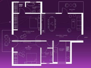 The Crystal Residency
2BHK Apartments in L Zone
Dwarka
Floor Plan
 