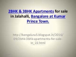 2BHK & 3BHK Apartments for sale
in Jalahalli, Bangalore at Kumar
Prince Town.
http://bengaluru5.blogspot.in/2016/
09/2bhk-3bhk-apartments-for-sale-
in_22.html
9/23/2016
 