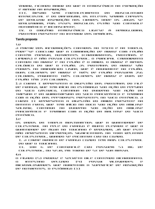 variar, ficando maior do que a atmosférica na expiração
  e menor na inspiração.
  III.   Mesmo    sem   fortalecimento    da  musculatura
  intercostal e do diafragma, os atletas seriam capazes
  de realizar inspiração nas cidades onde os jogos se
  realizariam, pois esses músculos estão sob controle
  automático e inconsciente.
  IV.  O   oxigênio atmosférico   liga-se   à hemoglobina,
  proteína presente no interior das hemácias.

Tarefa proposta
1. d
A partir das informações contidas no texto e na tabela,
pode--se concluir que a combinação de arroz com feijão
contém    energia, nutrientes (carboidratos,  proteínas  e
lipídios) e não possui colesterol. O principal carboidrato
contido no arroz e no feijão é o amido. O arroz é menos
calórico do que o feijão. As proteínas do arroz são
pobres no aminoácido lisina, que é abundante no feijão.
Duas colheres de arroz e três de feijão possuem 256
calorias, enquanto três colheres de arroz e duas de
feijão têm 239 calorias.
2. A curva I representa a digestão das proteínas do filé
de frango, que tem início no estômago sob ação da pepsina
do   suco  gástrico,  continua no  duodeno  sob  ação  da
tripsina e da quimotripsina do suco pancreático e termina
com a ação das peptidases presentes no suco entérico. A
curva II representa a digestão do amido presente na
batata frita, que tem início na boca sob ação da amilase
salivar,  continua   no  duodeno  sob  ação   da  amilase
pancreática e termina com a ação da maltase do suco
entérico.
3. e
Os dados da tabela mostram-nos que a quantidade de
colesterol na pele do frango é muito elevada e que a
quantidade de água no toucinho é reduzida, já que este
não apresenta diferenças significativas na taxa relativa
de colesterol, quando se encontra cru ou cozido.
   I. A carne branca de frango cozido tem mais colesterol
   do que o toucinho.
   II.  100  g  de   contrafilé cru   possuem  51  mg  de
   colesterol, ou seja, em torno de 5% de sua massa.
4. a
O fígado (5) produz e secreta bile contendo bicarbonato.
O    intestino   delgado   (4)   possui  vilosidades  e
microvilosidades que aumentam a superfície de absorção
de nutrientes. O estômago (1)
 
