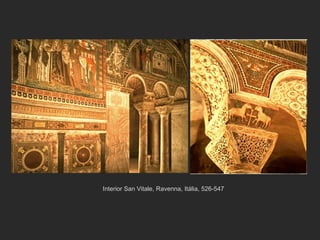 Interior San Vitale, Ravenna, Itália, 526-547 