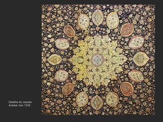 Detalhe do carpete Ardabil, Iran 1539 