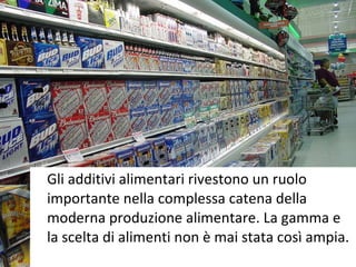 Additivi alimentari | PPT