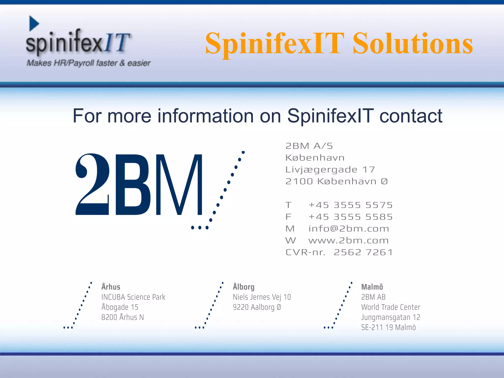 SpinifexIT SolutionsEasy Reporter