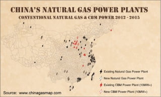 Document
Name:
China's Natural Gas Power Plants Map
Document
Brief:
Locations of China's 171 existing, constructing and planning critical natural gas power plants recorded in China Natural Gas Map 5, Project Directories
and Reports published by ARA Research & Publication.
Published
Year:
2012
Data Source: China Natural Gas Map, Project Directories and Reports
Source
Website:
www.chinagasmap.com
Related Data: China Petroleum Map, Project Directories and Reports
Related
Website:
www.chinapetroleummap.com
 