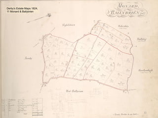 11
Derby’s Estate Maps 1824,
11 Monard & Ballybrien
 