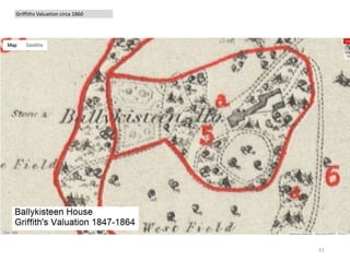 31
Griffiths Valuation circa 1860
 