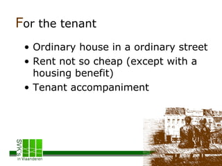 Ordinary Rents Social Rental Agencies in Belgium | PPT