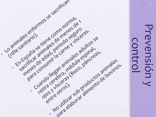 Prevensióny
control
 
