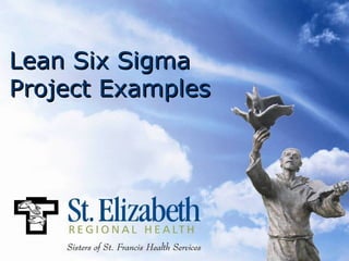 Lean Six Sigma
Project Examples
 