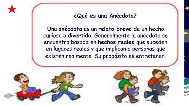 Que Es Una Anecdota Para Niños