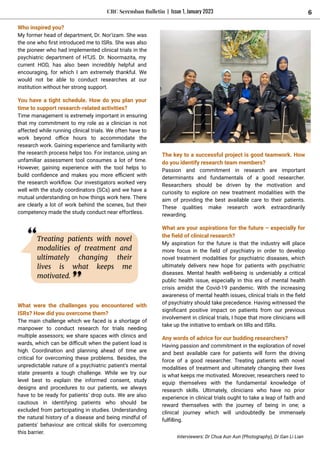 CRC Seremban Bulletin | Issue 1, January 2023
Who inspired you?
My former head of department, Dr. Nor'izam. She was
the on...