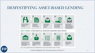 Asset-Based Lending (BUSINESS BORROWING BASICS 2018) | PDF
