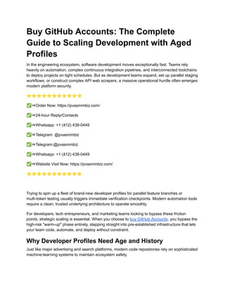 The Code Complete Pdf Buy GitHub Accounts_ The Complete Guide to Scaling Development with ...