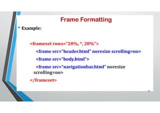 2b. Web Technology HTML Basics-2 | PDF