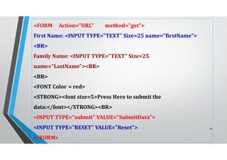 2b. Web Technology HTML Basics-2 | PDF