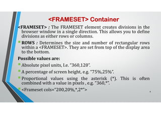 2b. Web Technology HTML Basics-2 | PDF