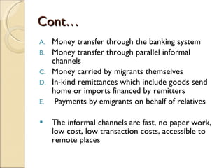 Informal Transaction Example Expanding Remittance Flows in Ethiopia: Challenges and Prospects | PPT