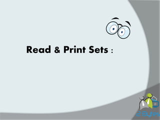Read & Print Sets :  