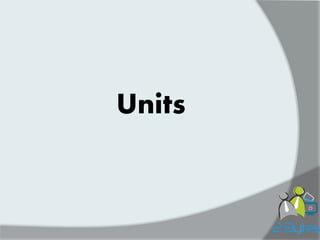 Units  