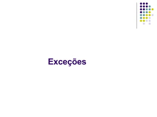 Exceções  