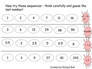 2c. number sequences | PPT