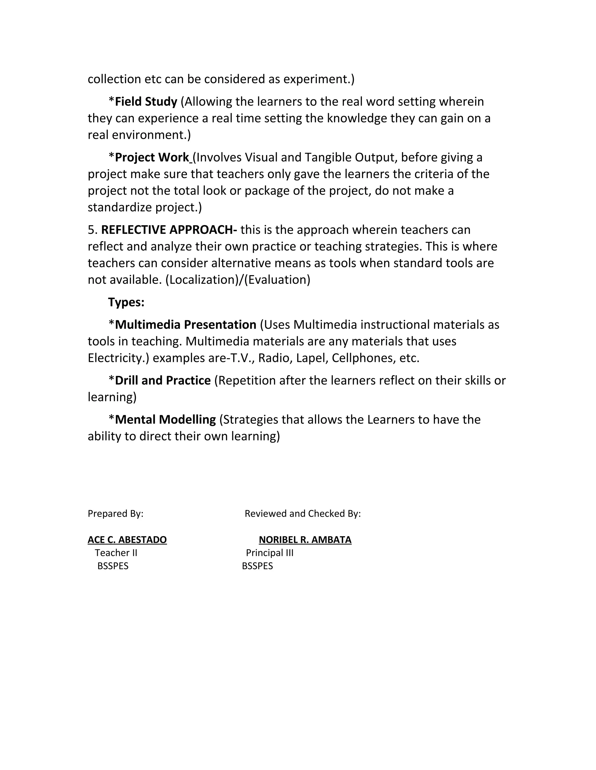 2c 2 i-r approach with sample activities-asiong | DOC