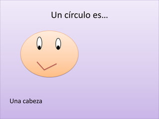 Un círculo es…Una cabeza