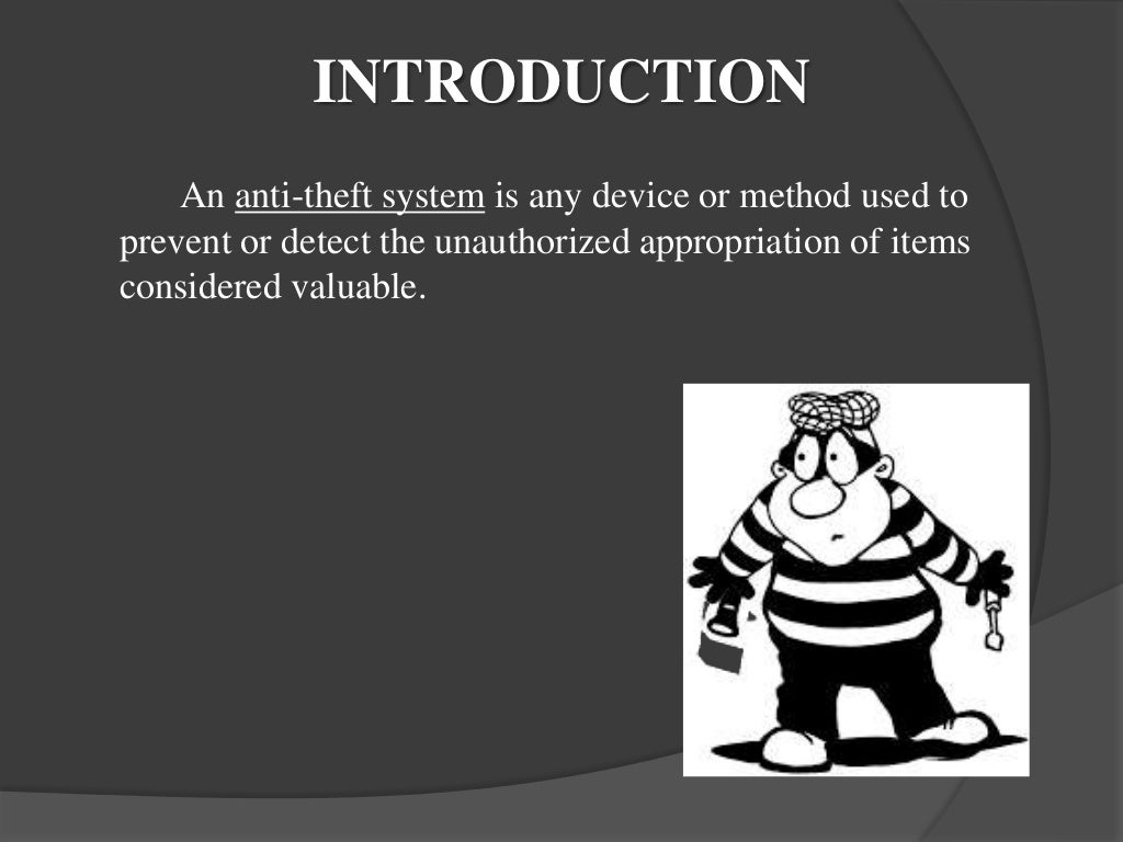 ANTI THEFT PPT
