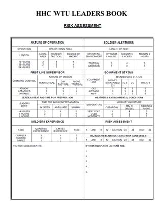 HHC WTU LEADERS BOOK
 