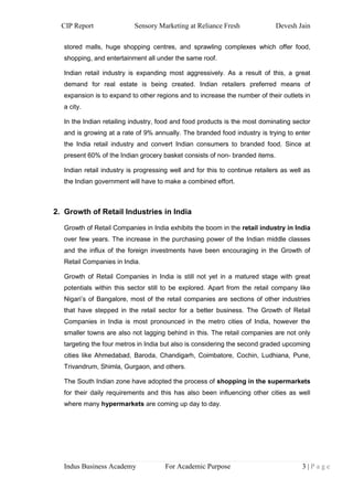 CIP Report of Devesh | PDF