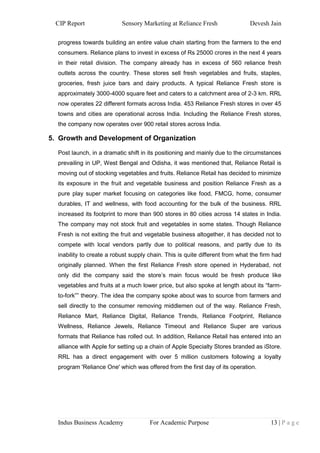 CIP Report of Devesh | PDF