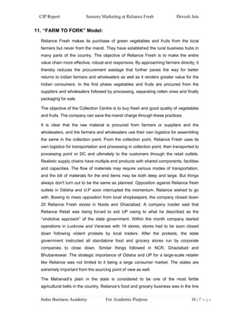 CIP Report of Devesh | PDF