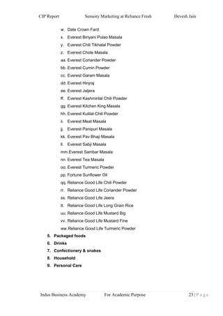 CIP Report of Devesh | PDF