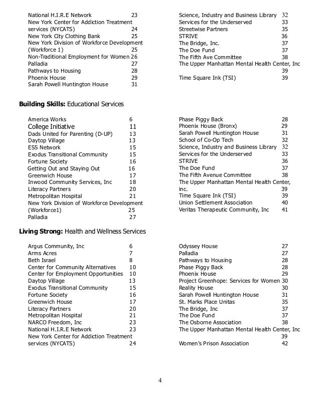 reentry guide america works of new york inc