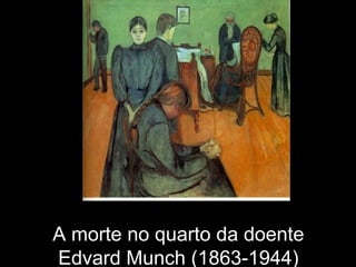A morte no quarto da doente
Edvard Munch (1863-1944)
 