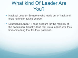 How to be a good leader | PPTX