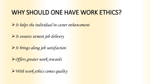 job ethics